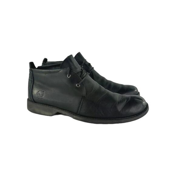 Timberland Earthkeepers City Lite Chukka Boots US 10.5 Black Leather Waterproof - Picture 1 of 13